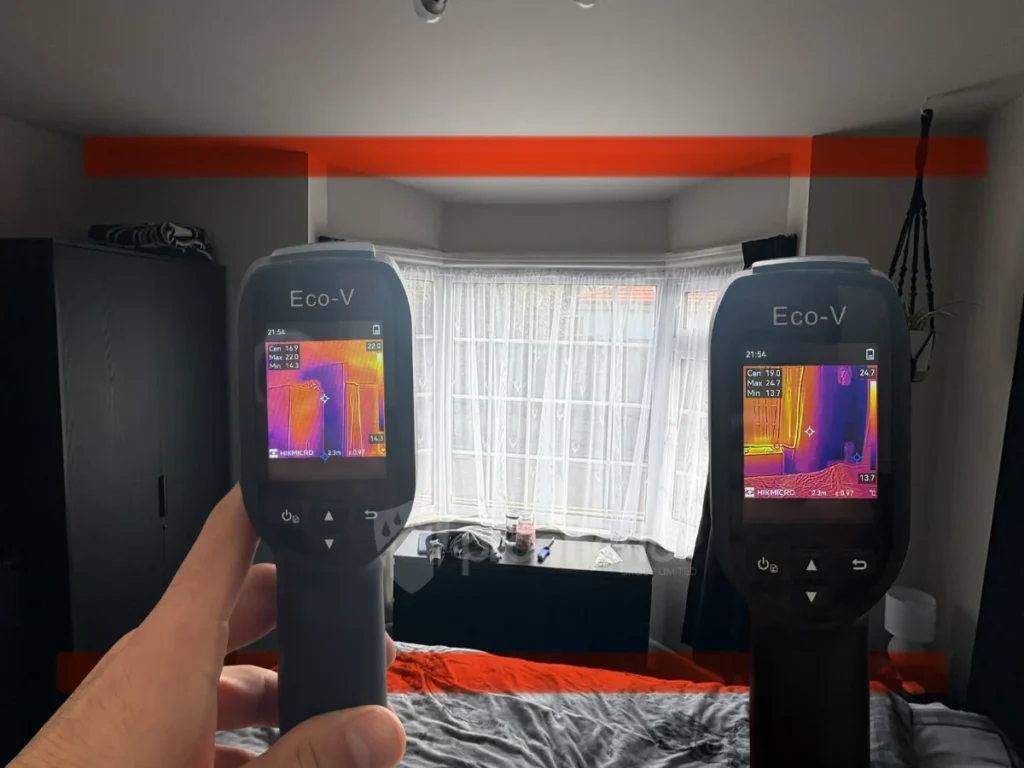 Thermal imaging damp survey in Bournemouth
