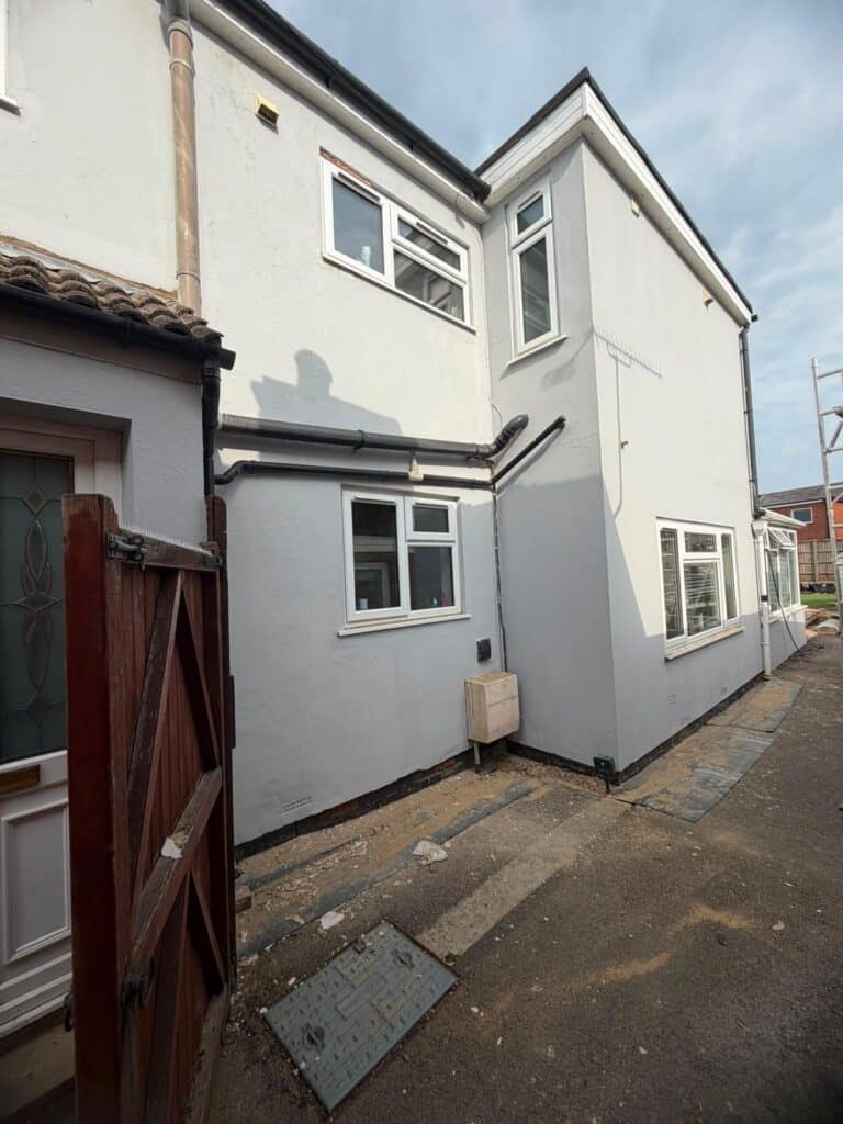 Finished RENOTEC exterior coating on a Southampton, SO15 property