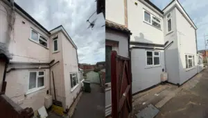Finished RENOTEC exterior coating on a Southampton, SO15 property